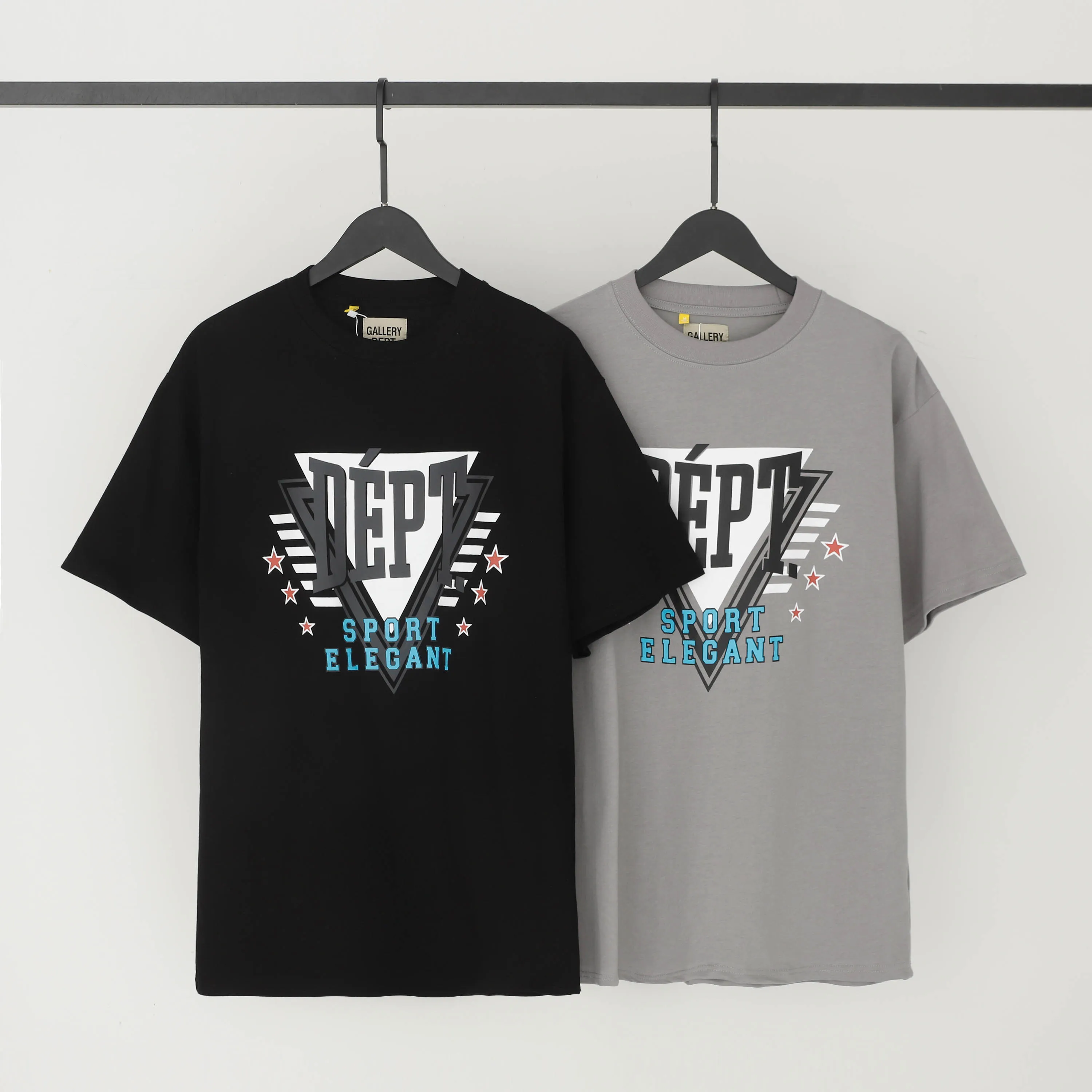 GALLERY.DEPT New Short Sleeve Model Number: 3295P110 Color: Black Gray Size: S M L XL